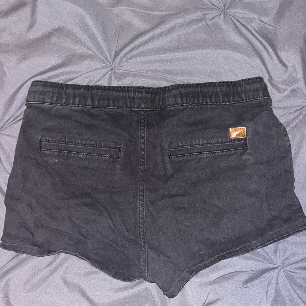 Black Roxy Shorts - Picture 2 of 3